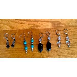 Four Sets of Handmade Earrings Never Worn